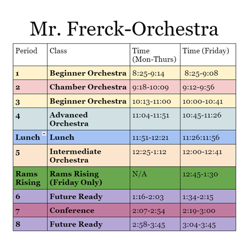 24-25 Schedule